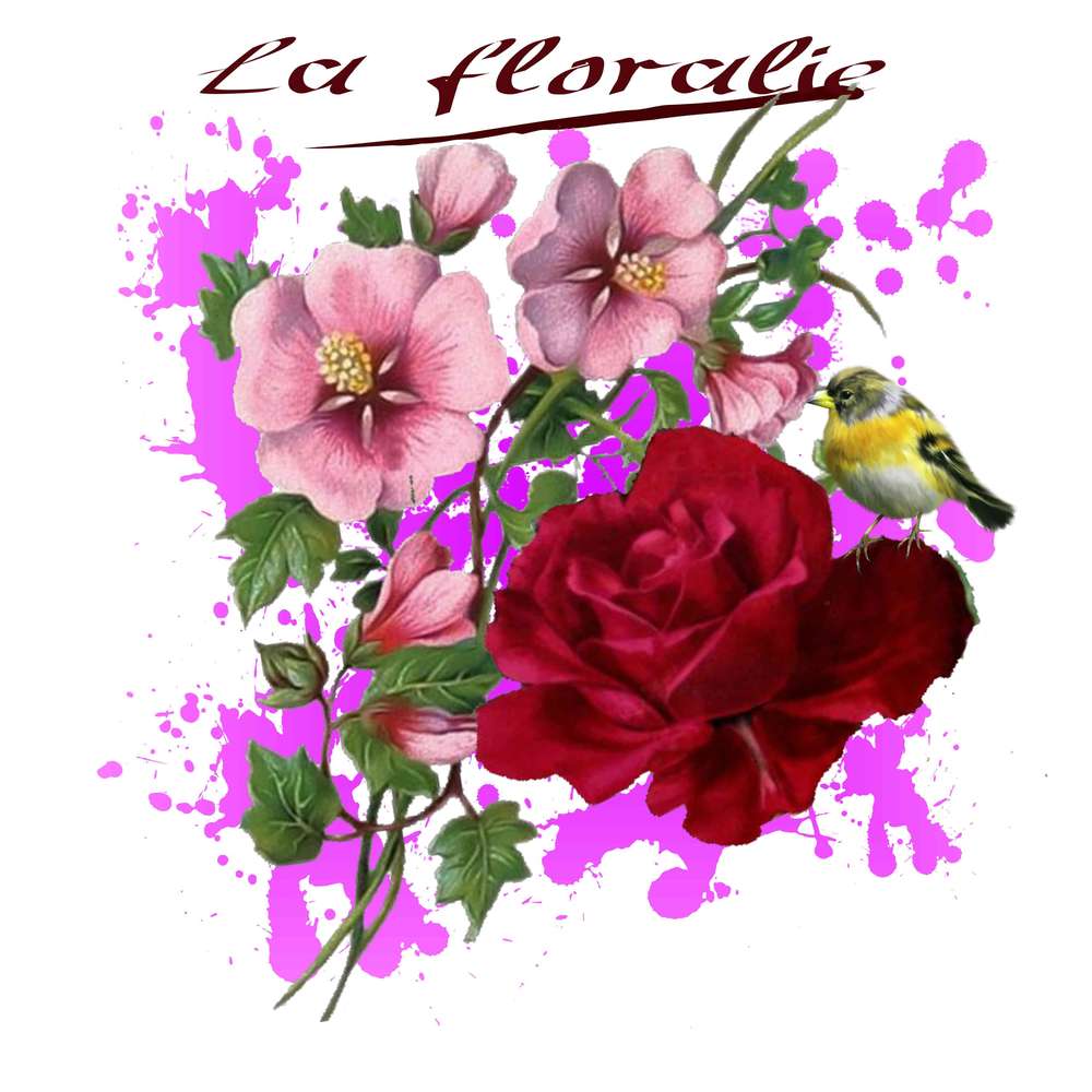 page florale