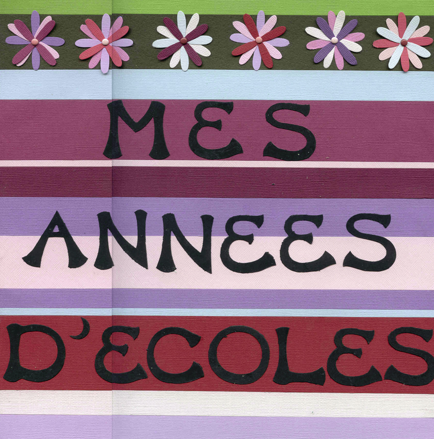 Page garde album école