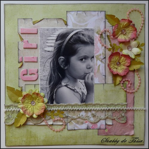 Page Girl Shabby ; http://scrapinfin.canalblog.com/