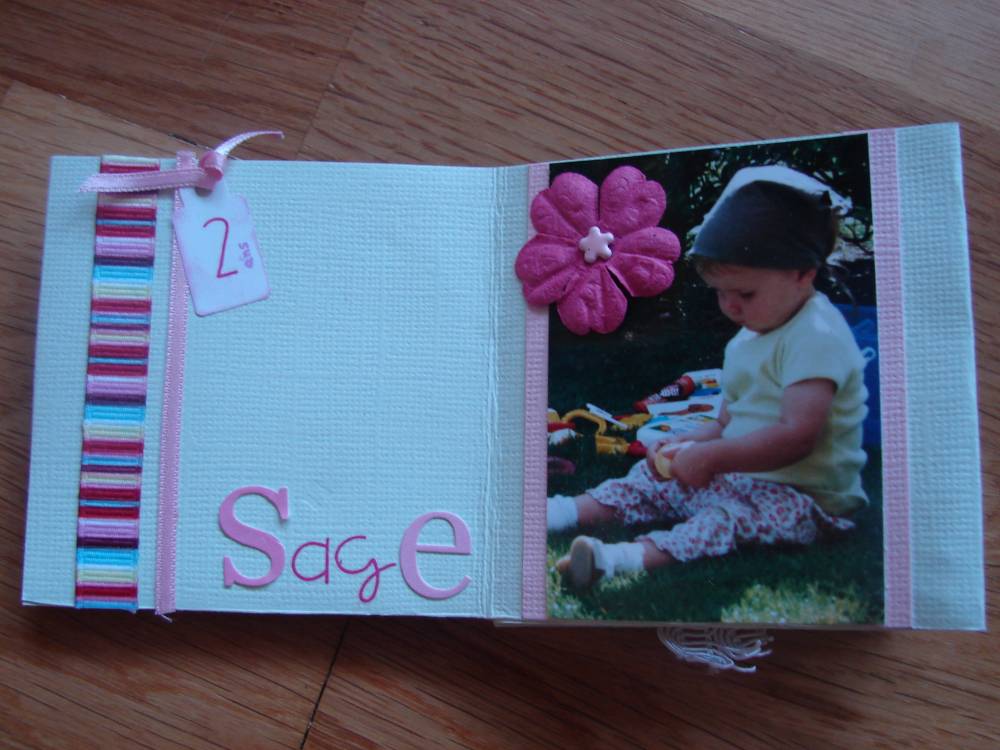 page intérieure mini album
