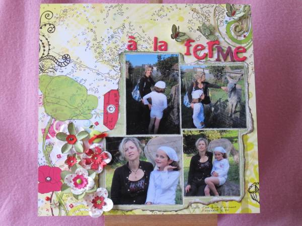 page multi-photos :  à la ferme