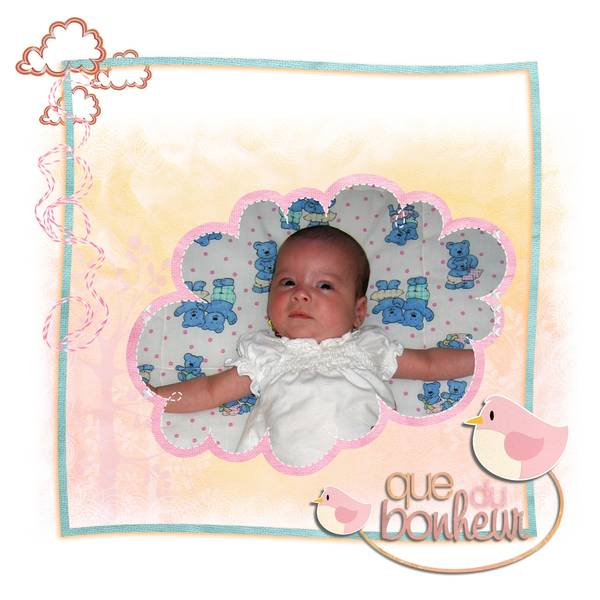 Page pour le kit B comme Bébé