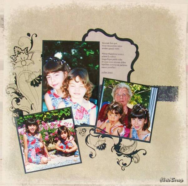 page pour le scrapbooking day