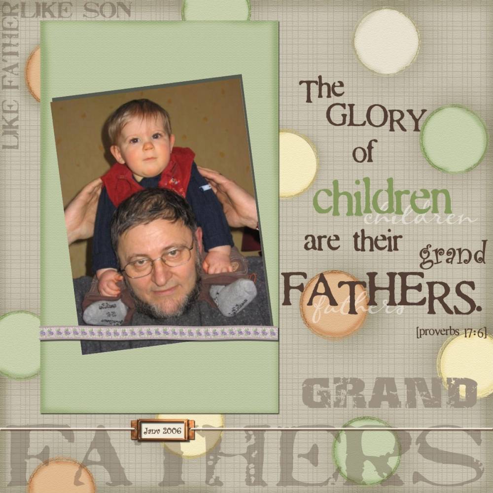 Papé et son petit-fils