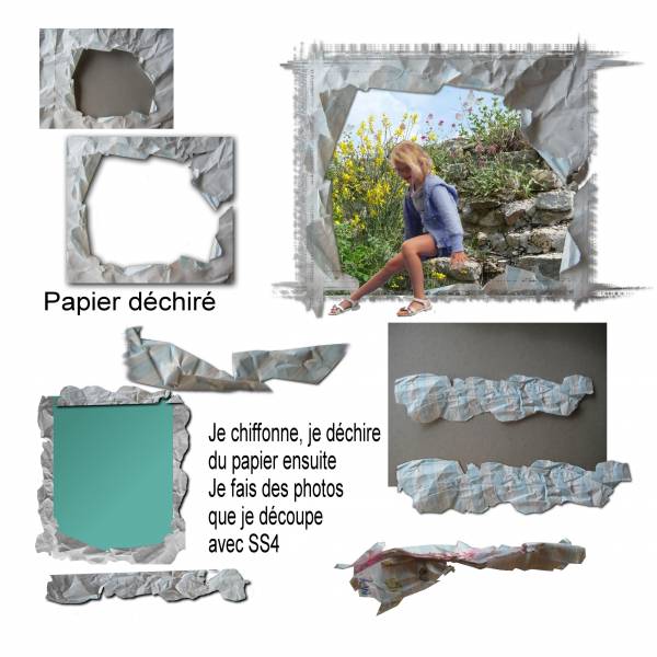 papier déchiré