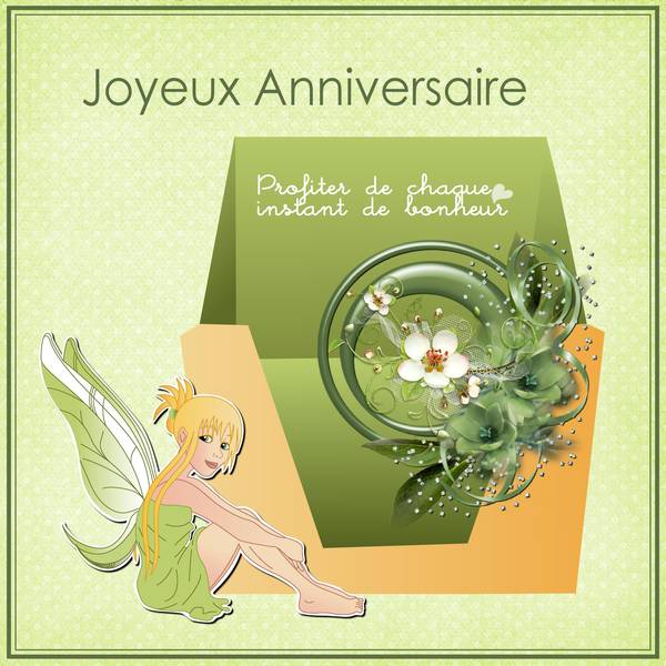 PAPILLON 46-LILIANE -- JOYEUX ANNIVERSAIRE