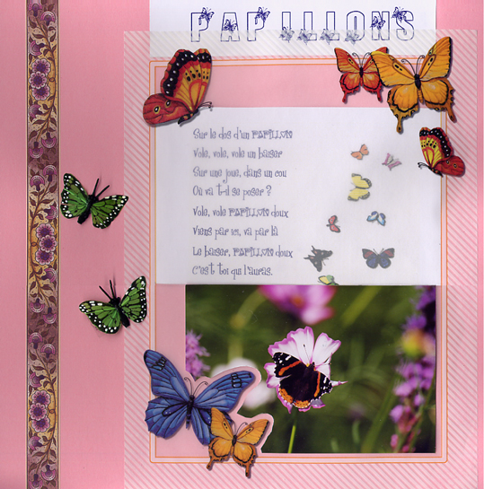 Papillons (page de gauche)