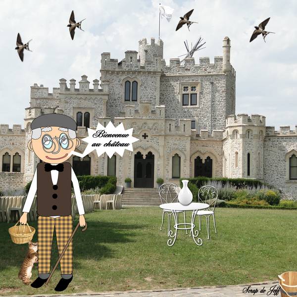 Papy au château d'Hardelot