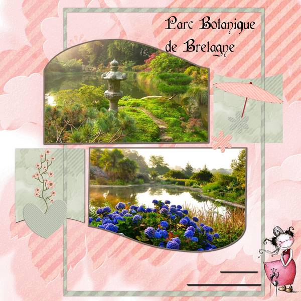 Parc Botanique de Bretagne 2, modèle   Monik