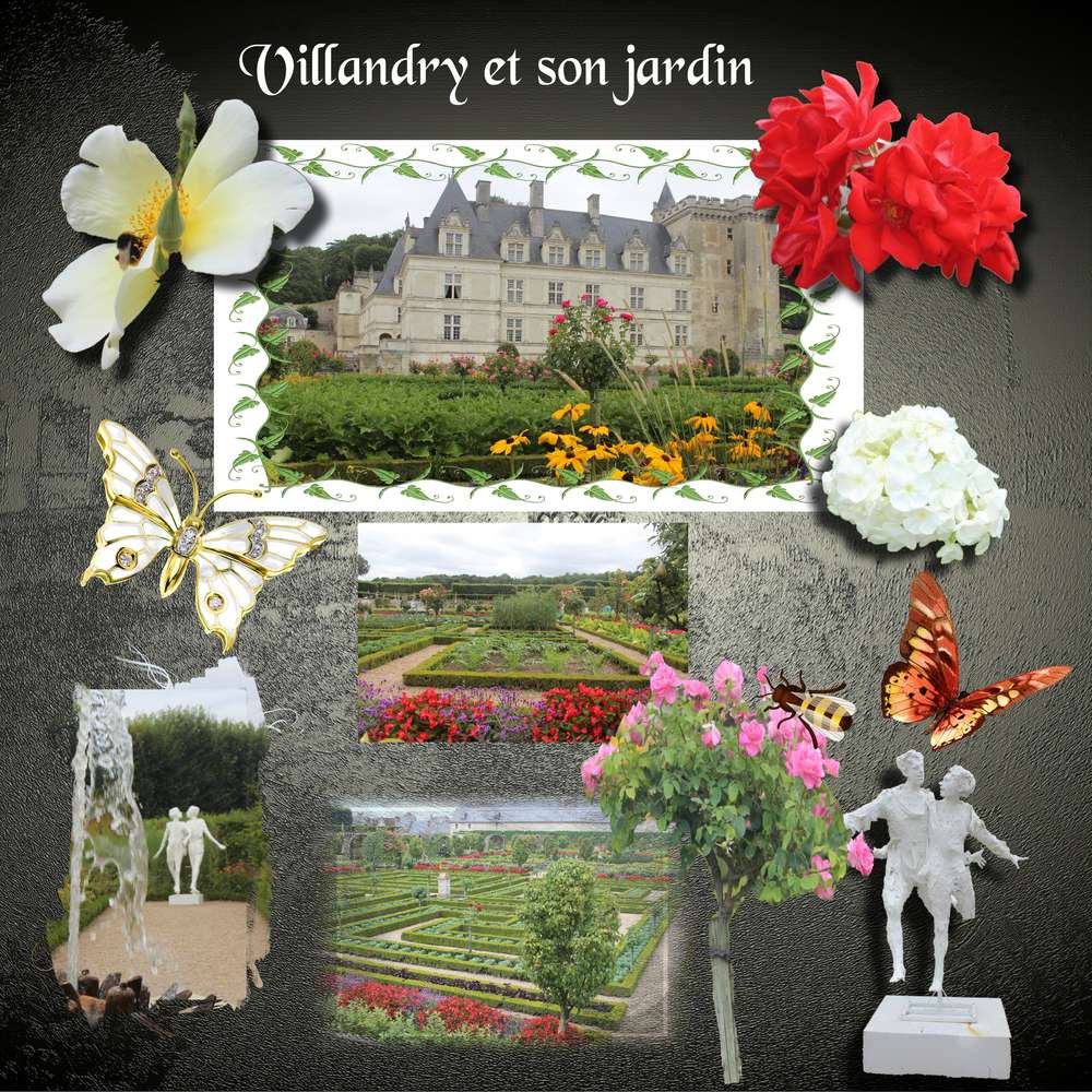 Parc et  chateau de Villandry