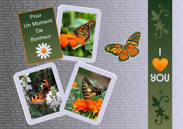 PARTAGEONS UN MOMENT DE BONHEUR