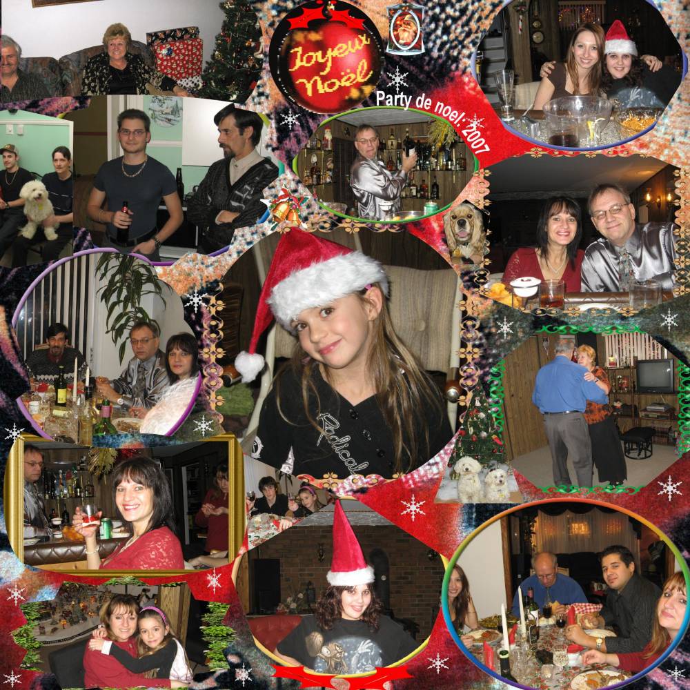 party de noel en famille 2007