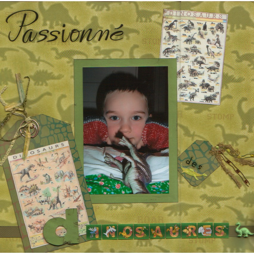 passionné des dinosaures