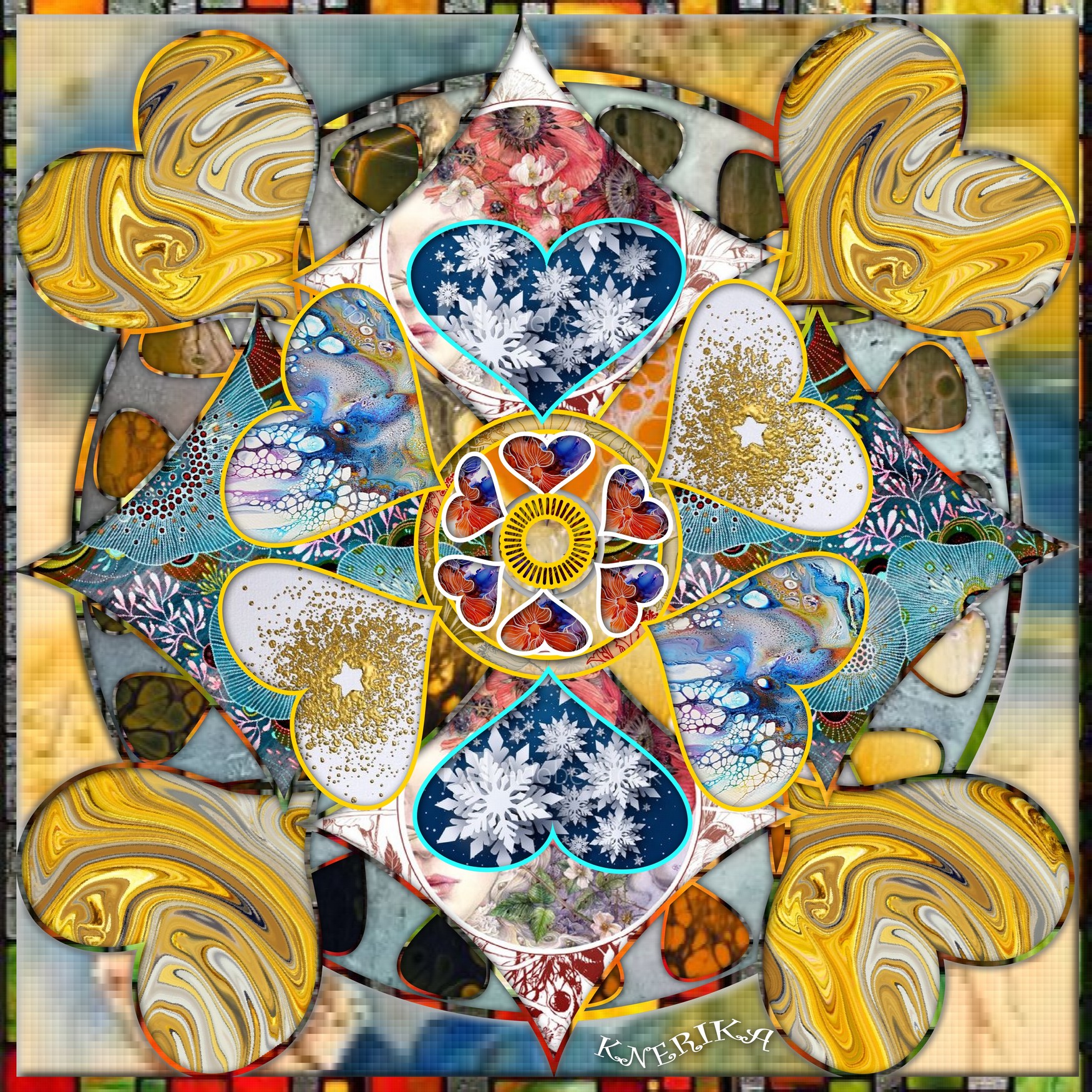 Patchwork de cœurs_Anne Marie