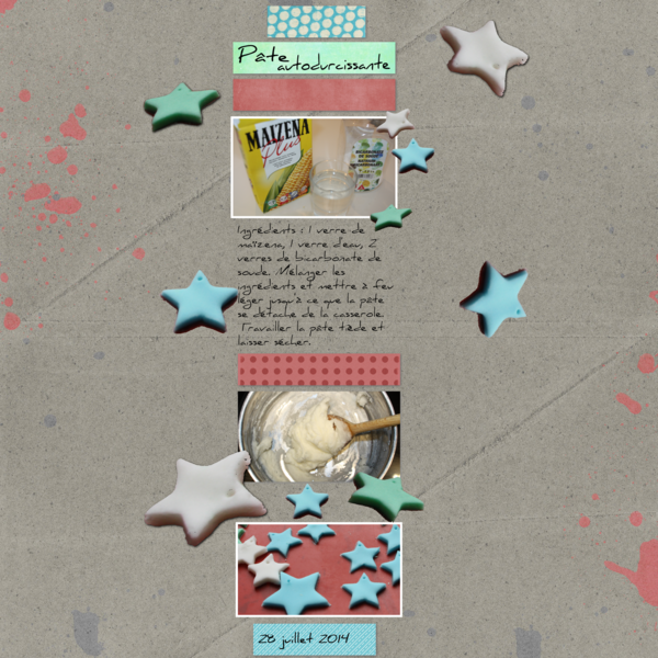 Pâte auto-durcissante