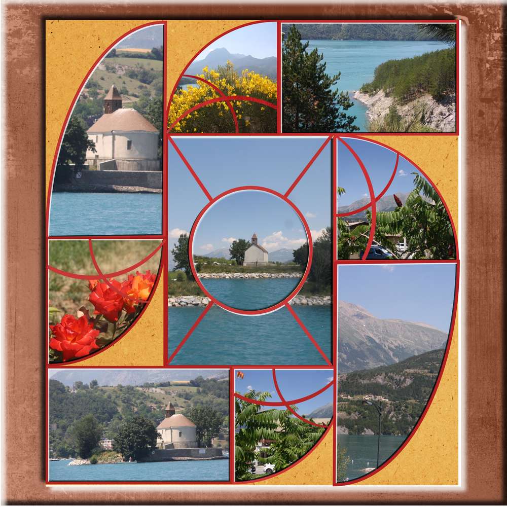 paysage de serre-ponçon