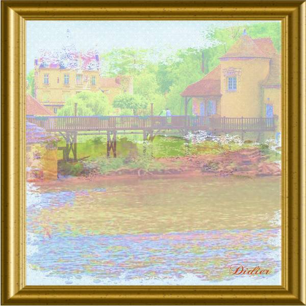 Peinture de moret sur loing
