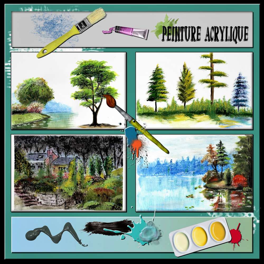 Peintures acryliques
