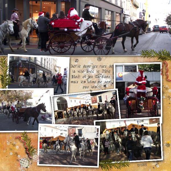 Père Noel et les Gardians