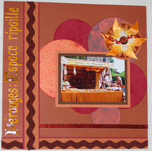 Pérouges : l'espace ripaille