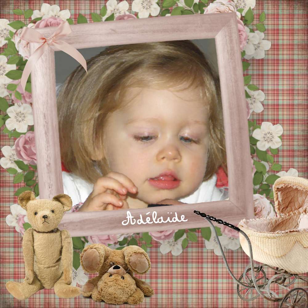 petite Adélaïde en mode rétro