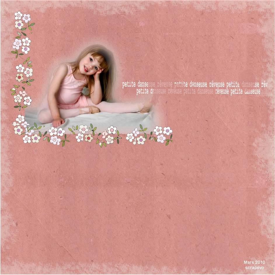 Petite danseuse rêveuse