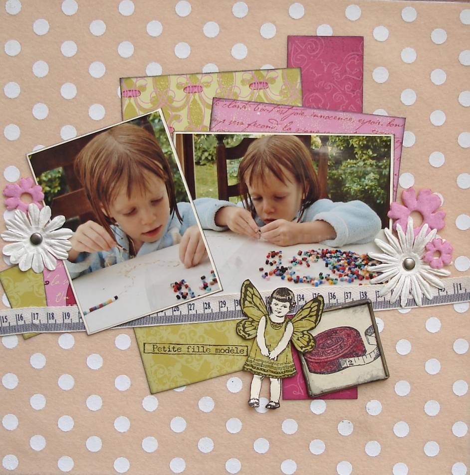 Petite fille modèle