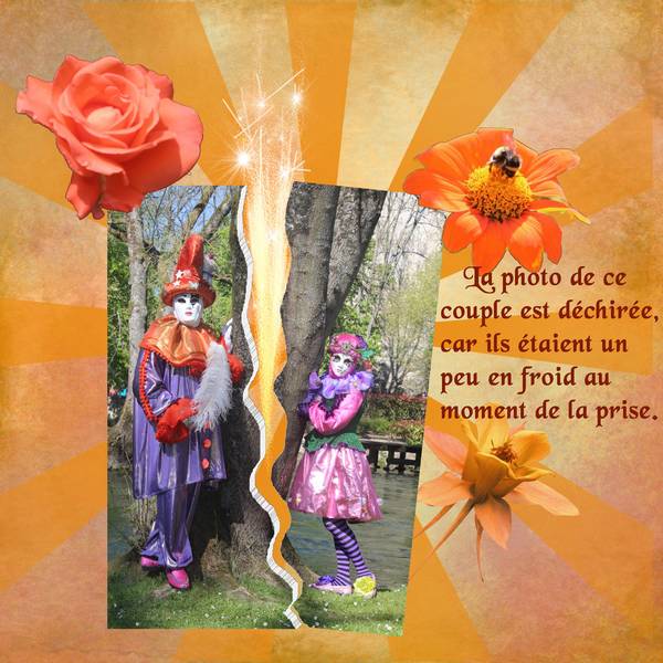 photo déchirée défi