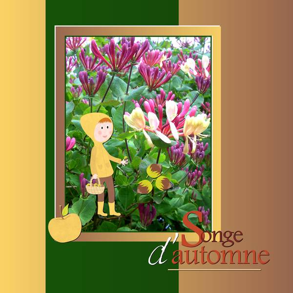 PHOTO SUR LE PRINTEMPS  - DECORATIONS D'AUTOMNE - ANACHRONISME