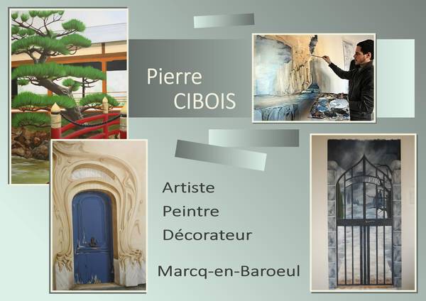 PIERRE CIBOIS--ARTISTE-PEINTRE-DECORATEUR