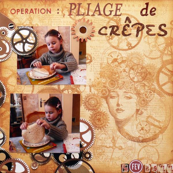 Pliage de crêpes