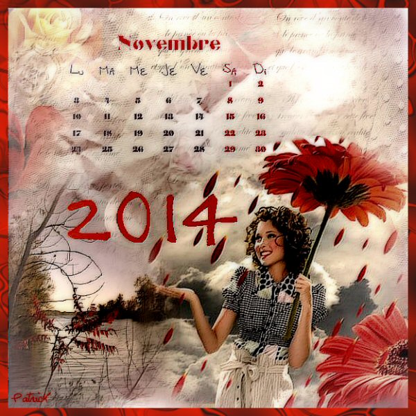 Pluie de calendriers