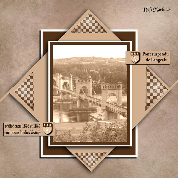 Pont de Langeais pour le défi