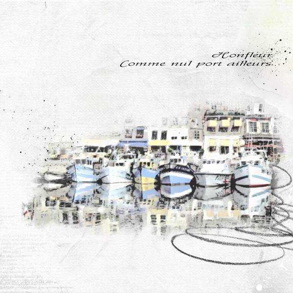 Port de Honfleur selon tuto Malou - ondulation