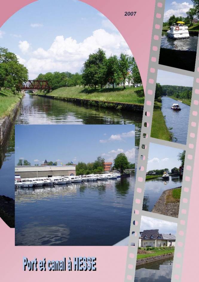 Port et canal à HESSE (Moselle)