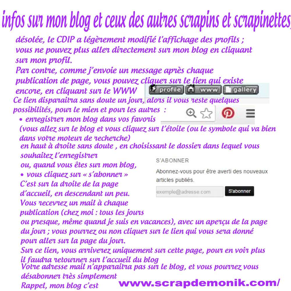 pour aller sur mon blog
