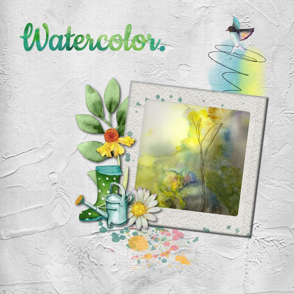 pour le kit aquarelle au jardin