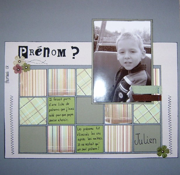 Pourquoi ce prénom ?