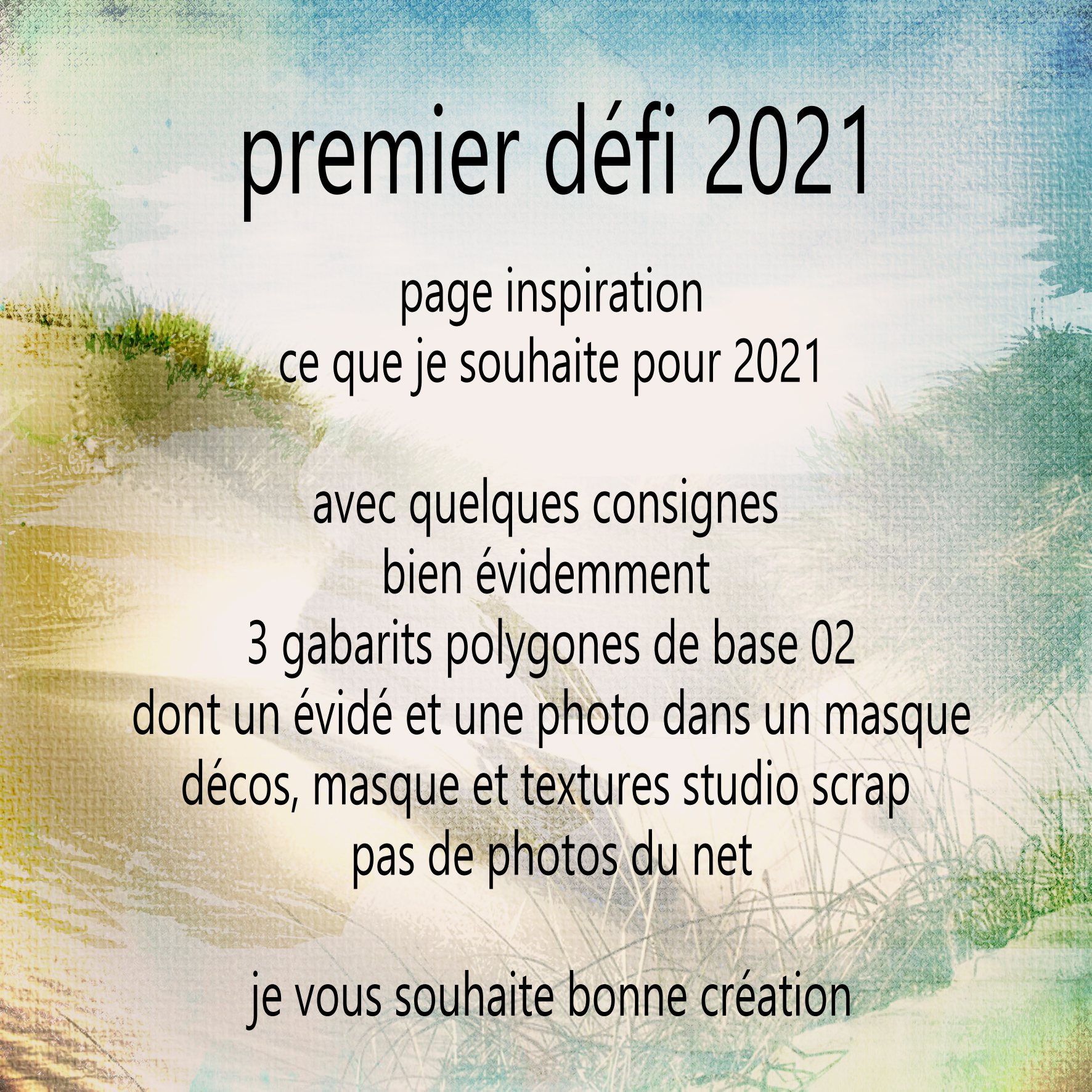 premier défi 2021