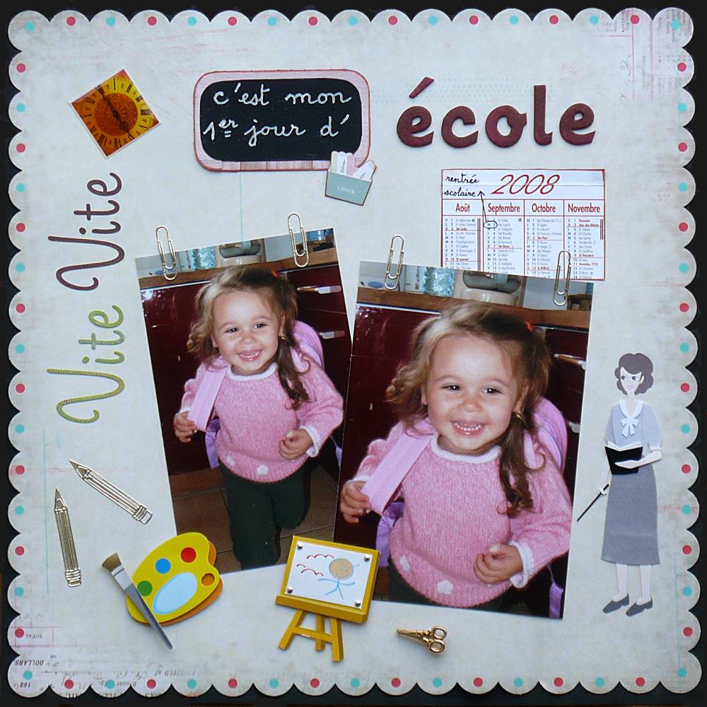 premier jour d'école