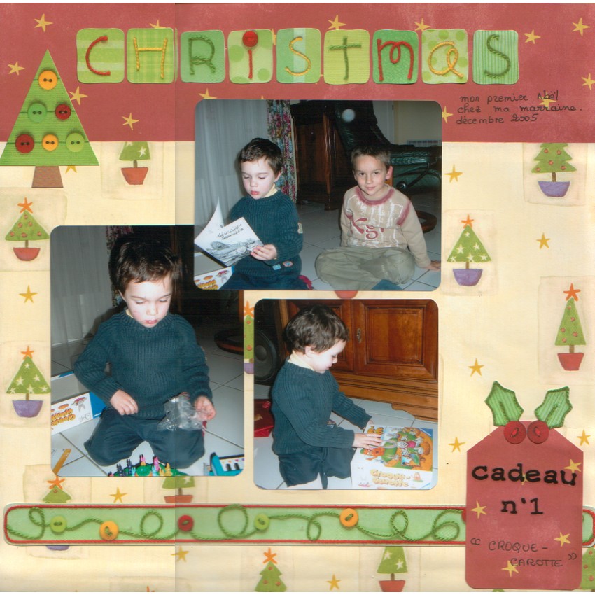 premier Noël chez marraine