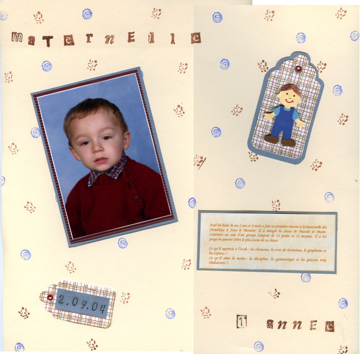 première année de maternelle