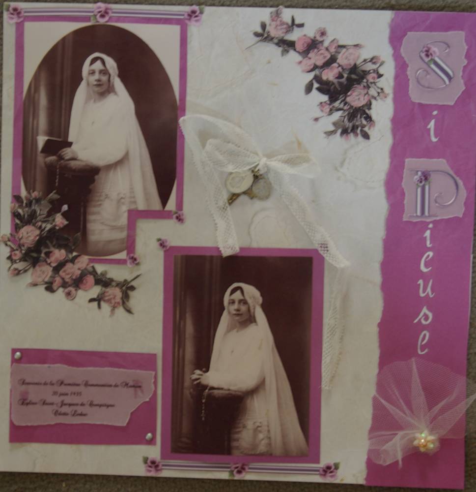 première communion de maman