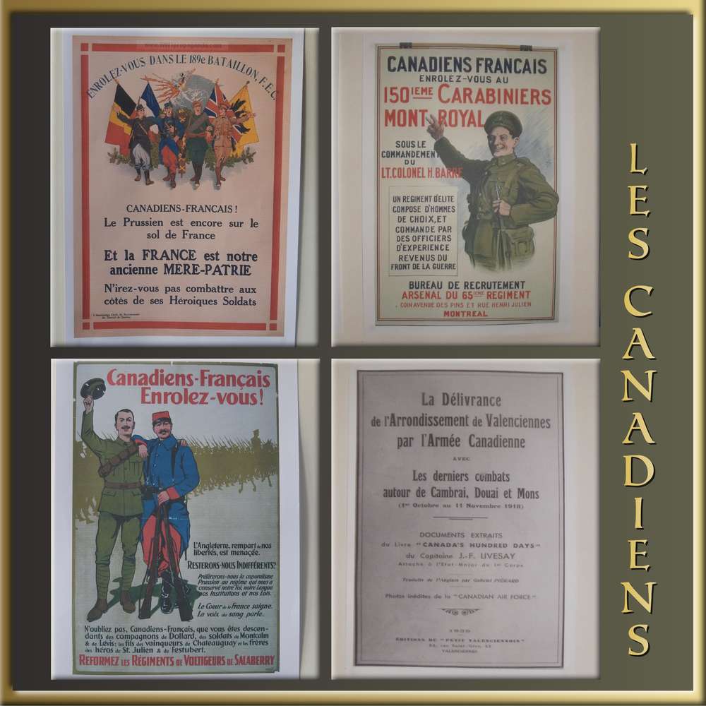 PREMIERE GUERRE MONDIALE - LES CANADIENS