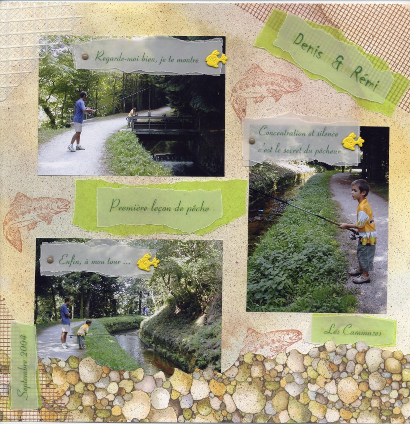 première leçon de pêche