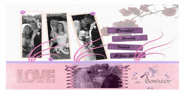 Première page de l'album