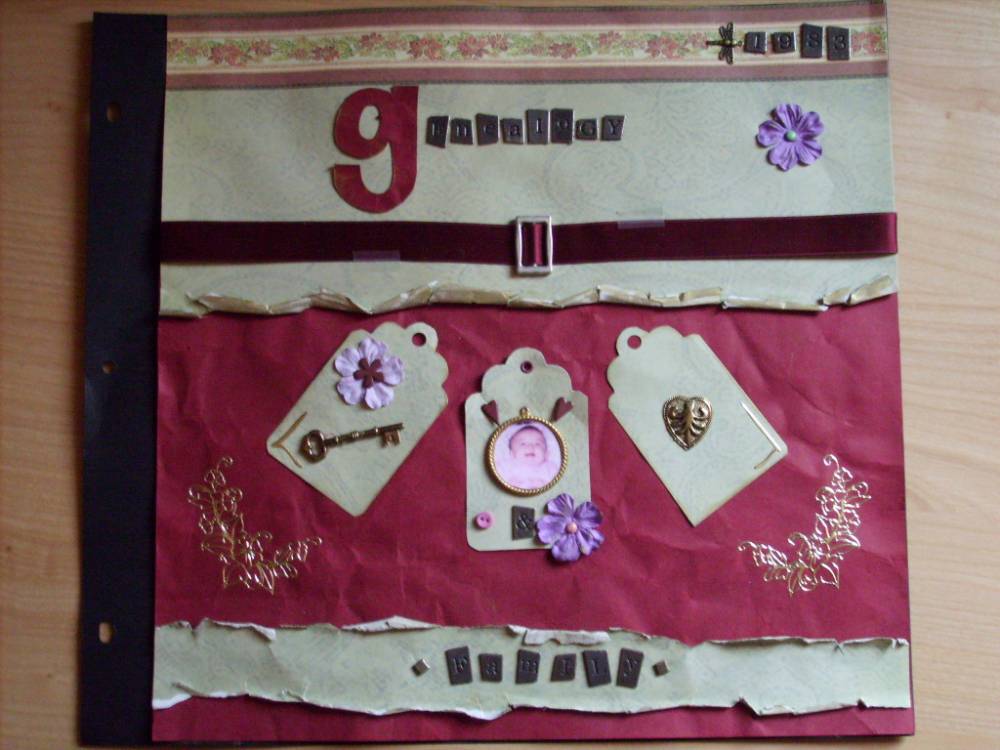 Première page de mon album héritage