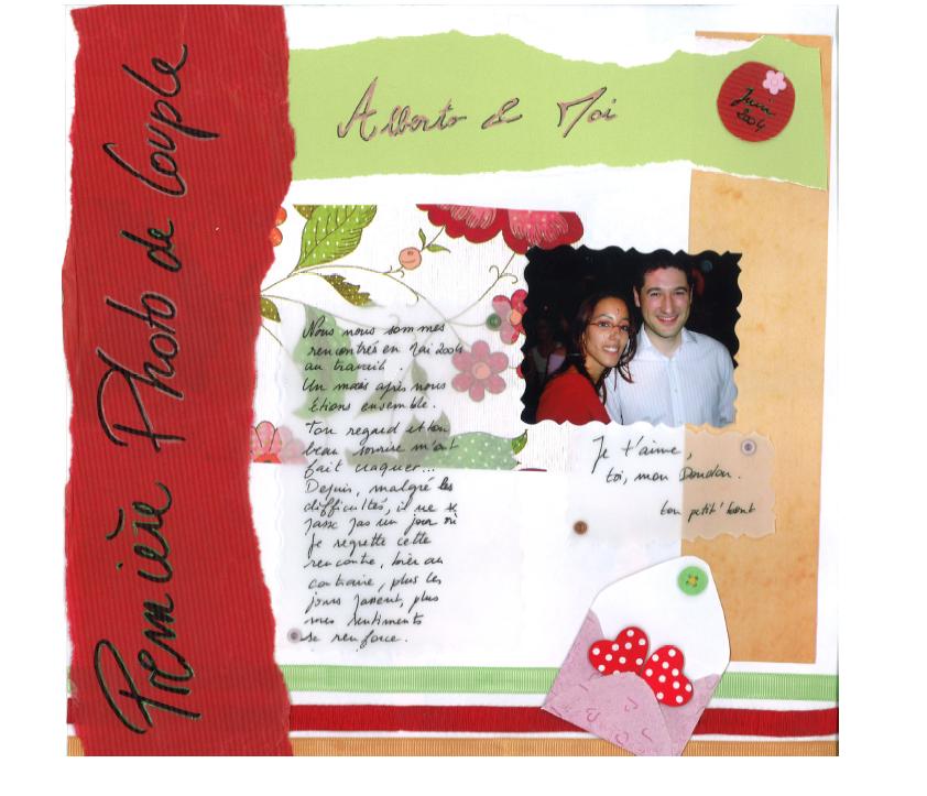 première photo de couple