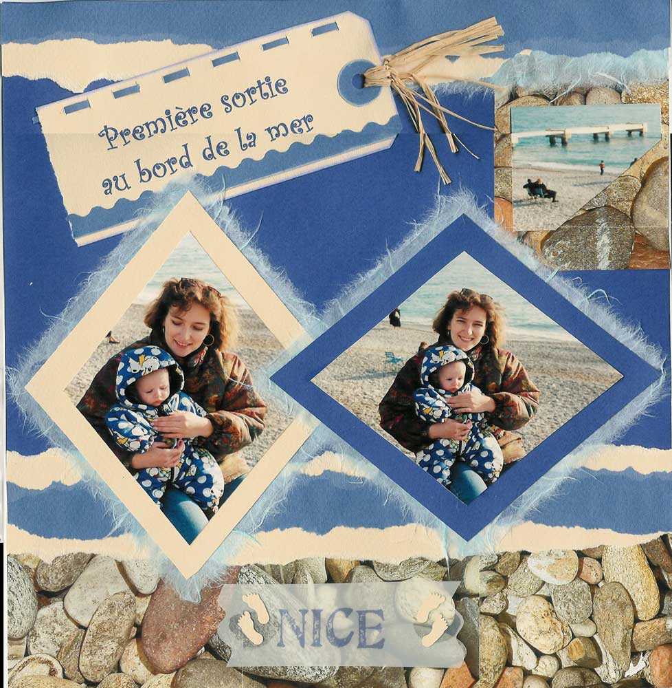 Première sortie à la mer