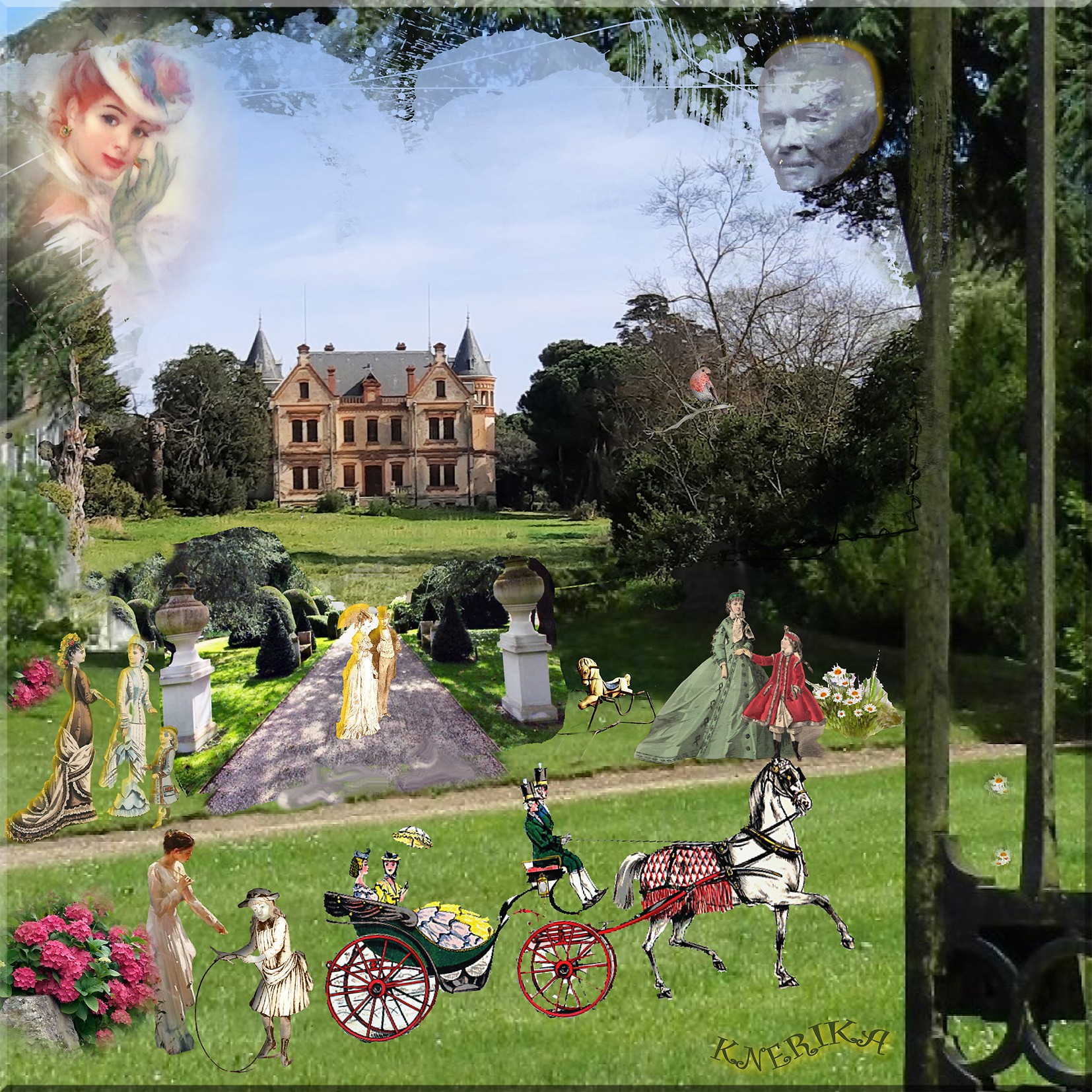 printemps au chateau de l'Esperrou en 1875, Anne Marie.jpg